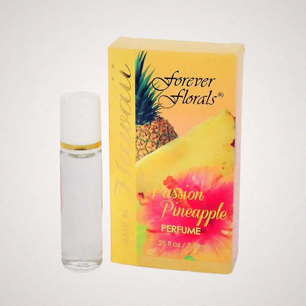 Forever Florals Hawaiian Passion Pineapple Roll-On Perfume Made in Hawaii