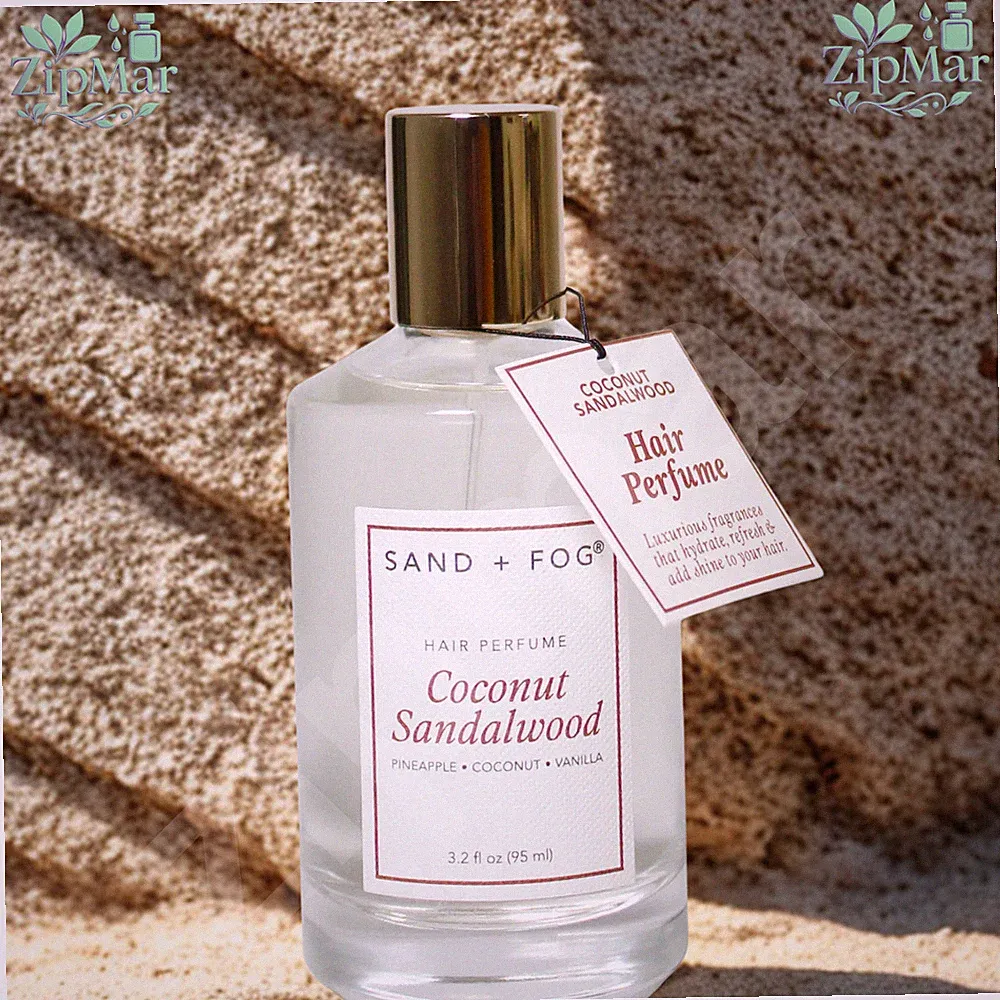 New Sand + Fog Hair Perfume Coconut Sandalwood 3.2oz/95m Spray Pineapple Vanilla